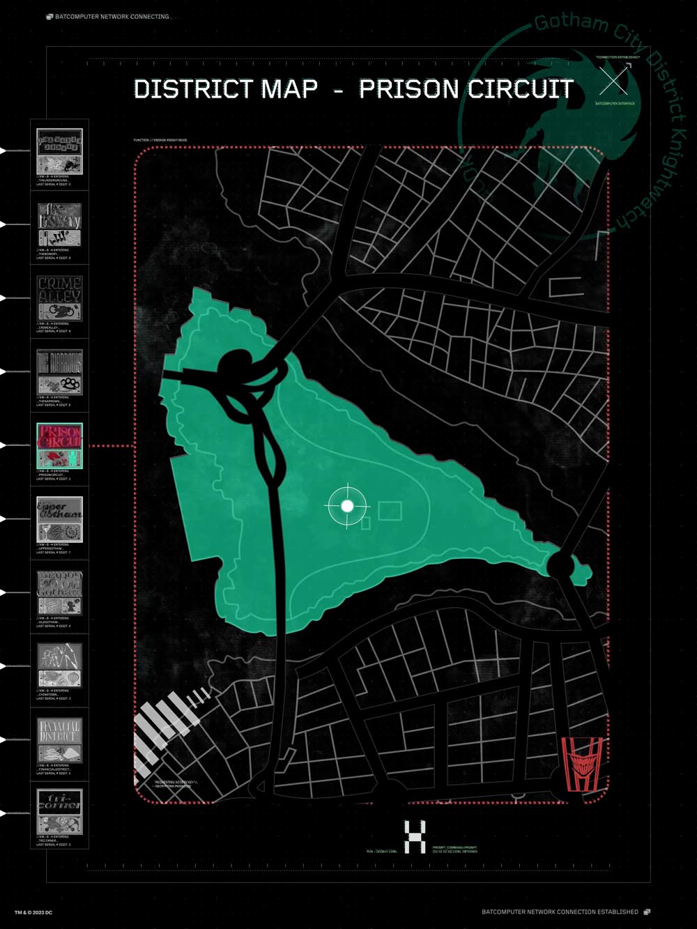 Prison Circuit Map